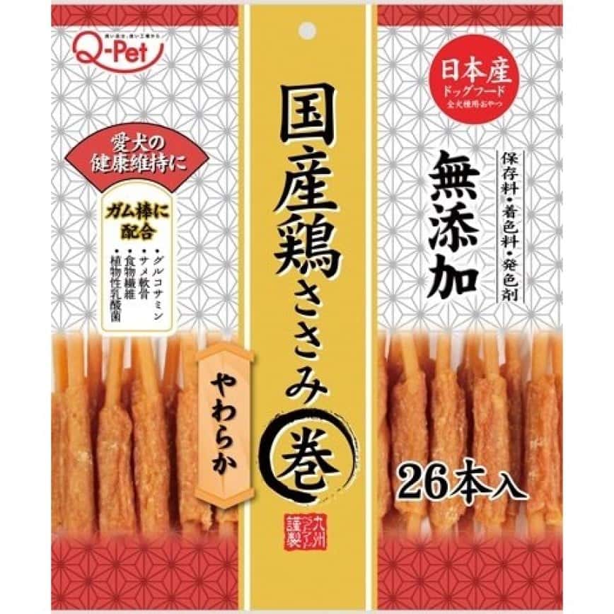日本Q-PET 狗小食 愛情餐廳 雞肉芝士棒 26本 (KQ886) (圖片2)