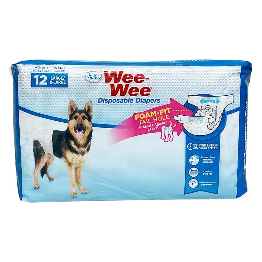 Four Paws四爪 狗尿片 即棄尿褲 L 12片 (F97233) (圖片2)