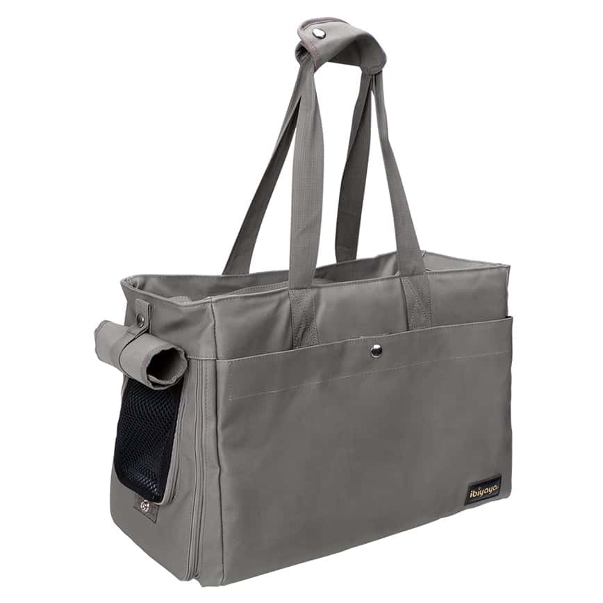 IBIYAYA 寵物提包 簡約手做寵物帆布包 鐵灰 (IBI-FC1428-G) (圖片2)