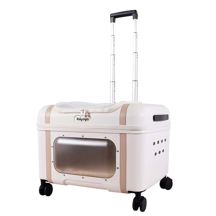 IBIYAYA 寵物提包 LAVADA經典硬殼行李箱 晨曦白 (IBI-FC2012-W) (圖片2)