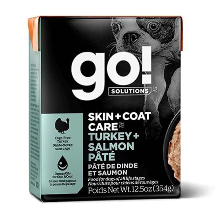 GO! SOLUTIONS 無穀物狗濕糧 護膚美毛系列 火雞三文魚醬 354g (圖片2)