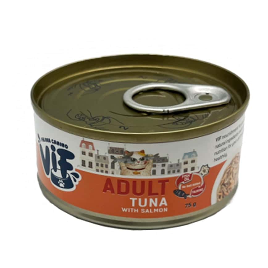ViF 貓罐頭 鮮肉罐 吞拿魚配三文魚配方 75g (AC3) (圖片2)