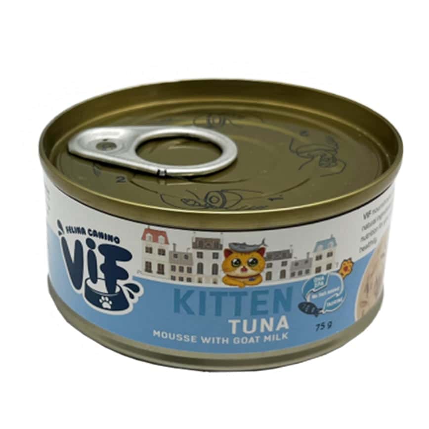 ViF 貓罐頭 幼貓慕絲 吞拿魚配羊奶 75g (K1) (圖片2)