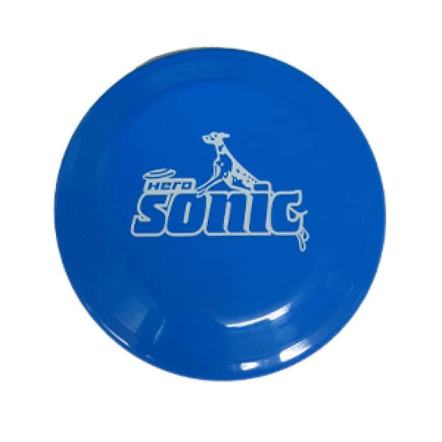 手拋型塑膠飛盤狗狗訓練玩具 22cm (藍) (圖片2)