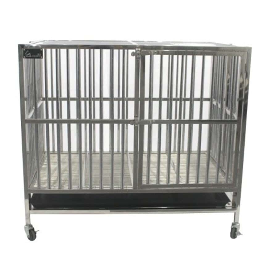 Solidpet蘇力 寵物籠 貓籠狗籠 折疊不銹鋼籠 (STC-304-320) (圖片2)