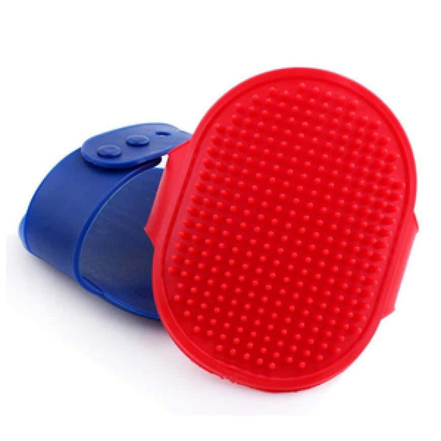 超柔軟橡膠犬用按摩洗澡刷 (顏色隨機) (圖片2)