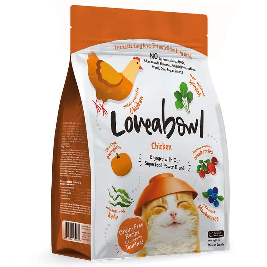 Loveabowl 貓糧 無穀物全貓糧 走地雞配方 1kg (LB0001) (圖片2)