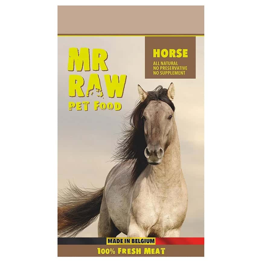 MR RAW 貓狗糧 急凍生肉糧 馬肉配方 1kg (H1KG) (需冷藏) (圖片2)