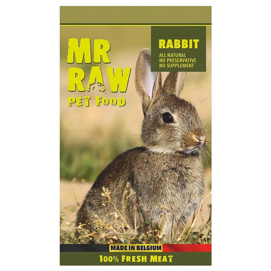 MR RAW 貓狗糧 急凍生肉糧 兔肉配方 1kg (R1KG) (需冷藏) (圖片2)