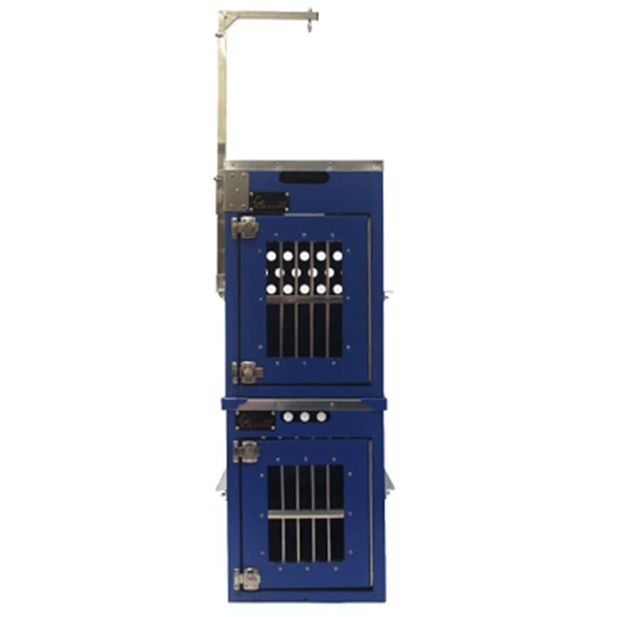 Solidpet蘇力 寵物籠 貓籠狗籠 鋁板固定飛機籠組合 無輪新款 一號 藍色 (ALAC-250-BL) (圖片2)