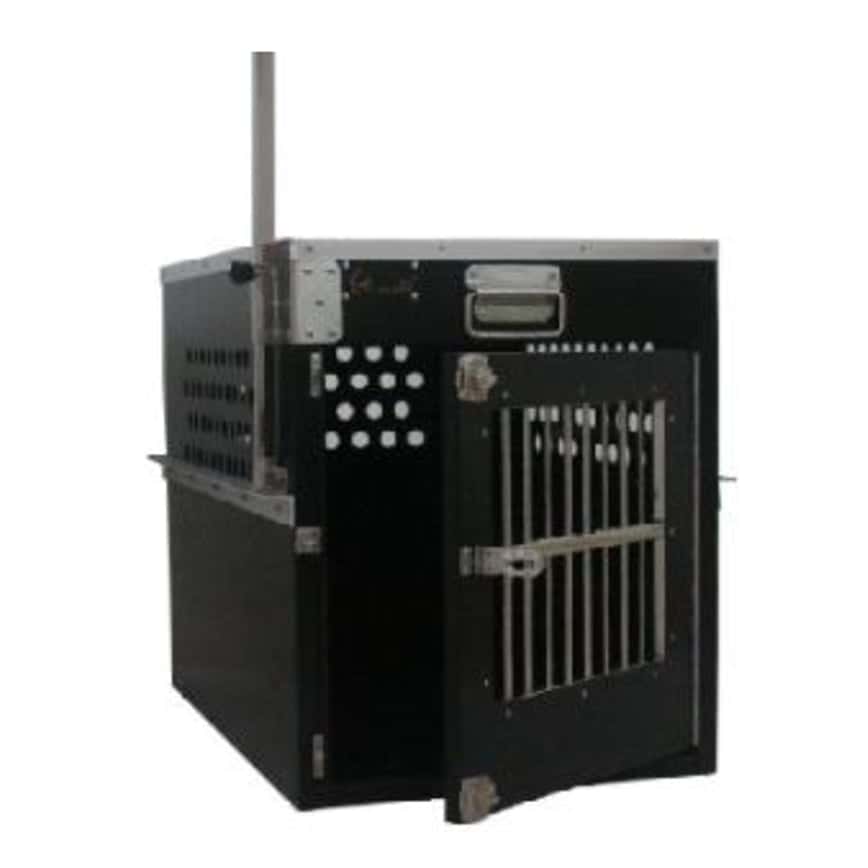 Solidpet蘇力 寵物籠 貓籠狗籠 鋁板固定飛機籠 無輪新款 三號 黑色 (ALAC-255-BK) (圖片2)