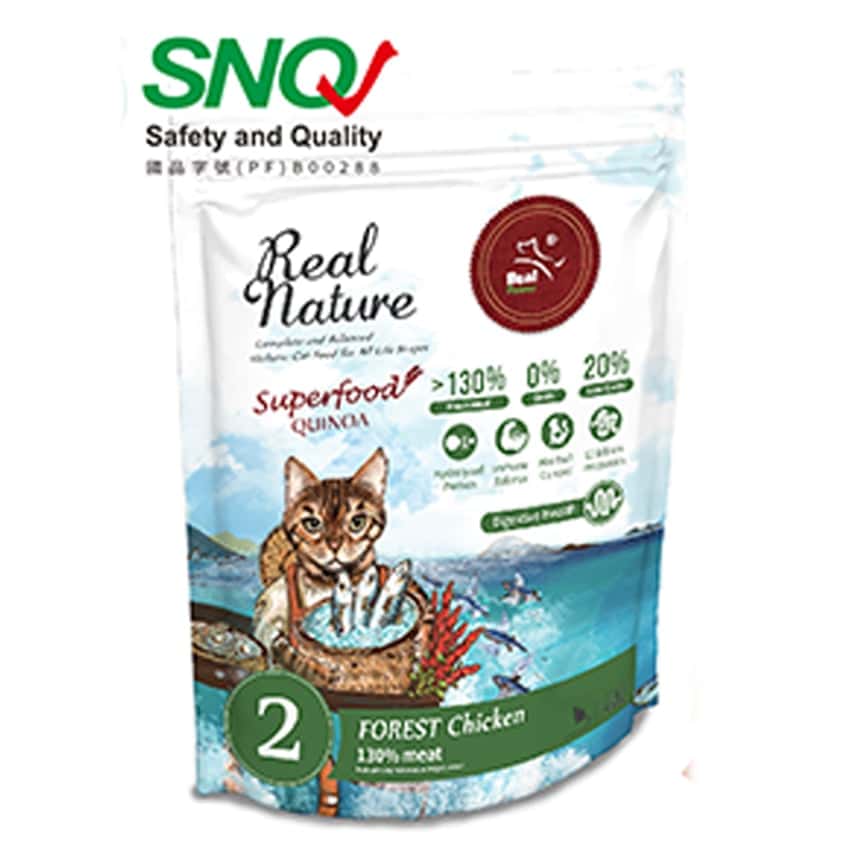 Real Power瑞威 貓糧 天然平衡貓糧 全齡配方 森林燉雞 500g (NO.2) (圖片2)