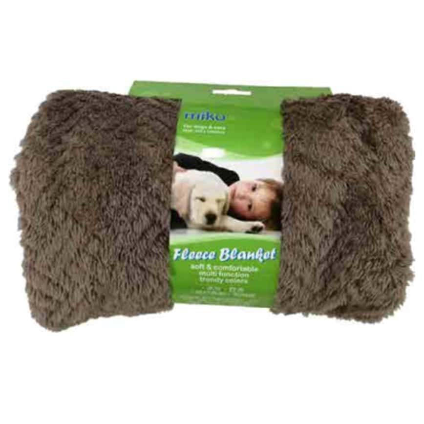 Miko 柔軟毛毯 啡色 100cm x 70cm (DGM-536PT-09) (圖片2)
