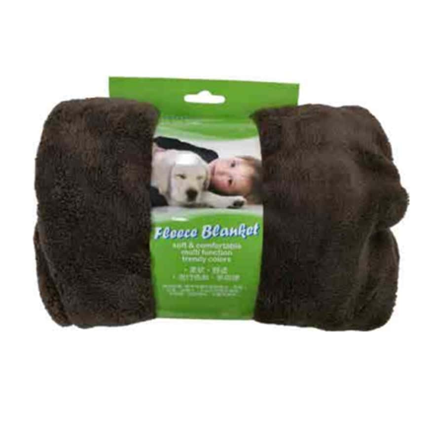 Miko 柔軟毛毯 深啡 100cm x 70cm (DGM-536PT-17) (圖片2)