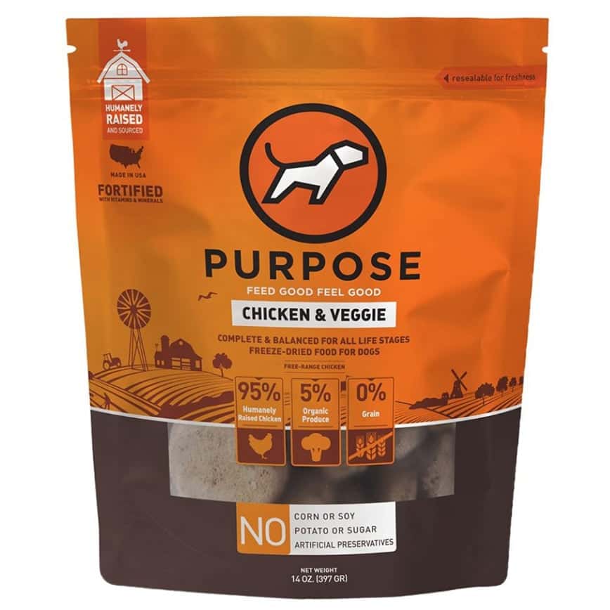 PURPOSE 狗糧 凍乾脫水生肉 單一蛋白 雞肉 14oz (000311) (圖片2)