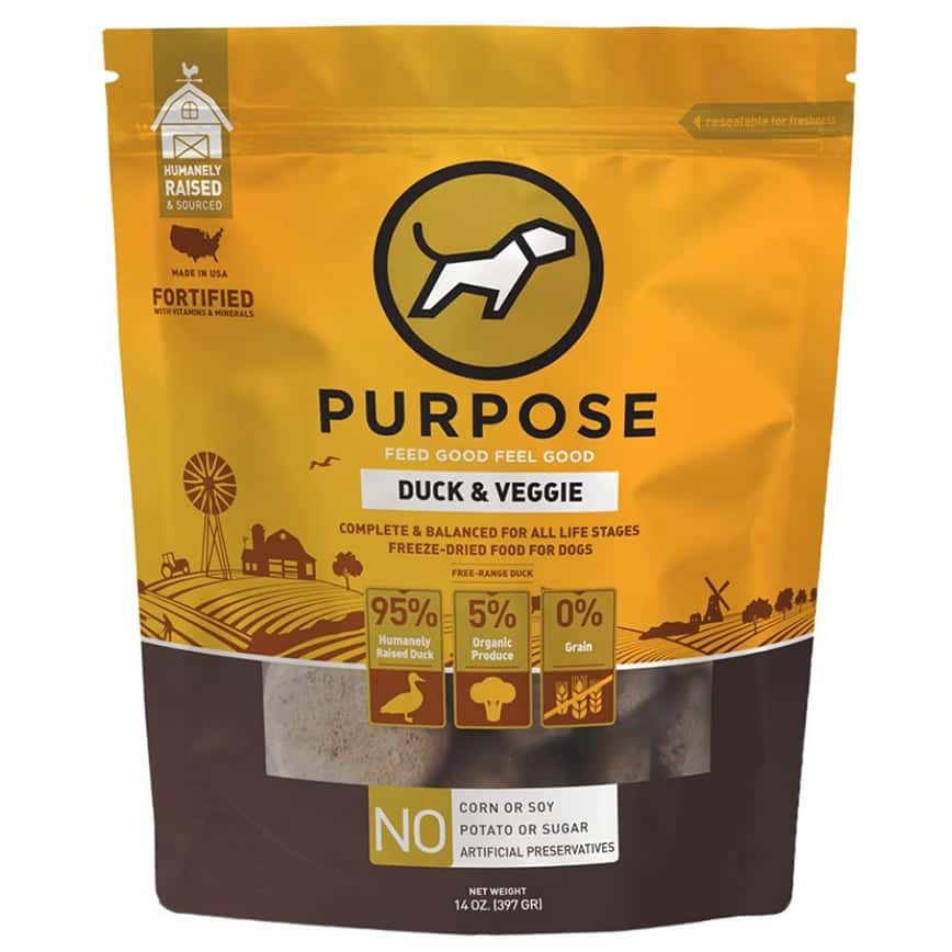 PURPOSE 狗糧 凍乾脫水生肉 單一蛋白 鴨肉 14oz (001832) (圖片2)