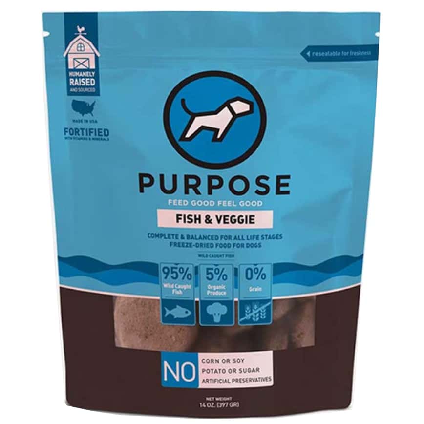 PURPOSE 狗糧 凍乾脫水生肉 單一蛋白 三文魚肉 14oz (001849) (圖片2)