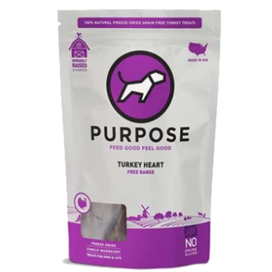 PURPOSE 凍乾脫水生肉 貓犬小食 單一蛋白 火雞心 3oz (000335) (圖片2)