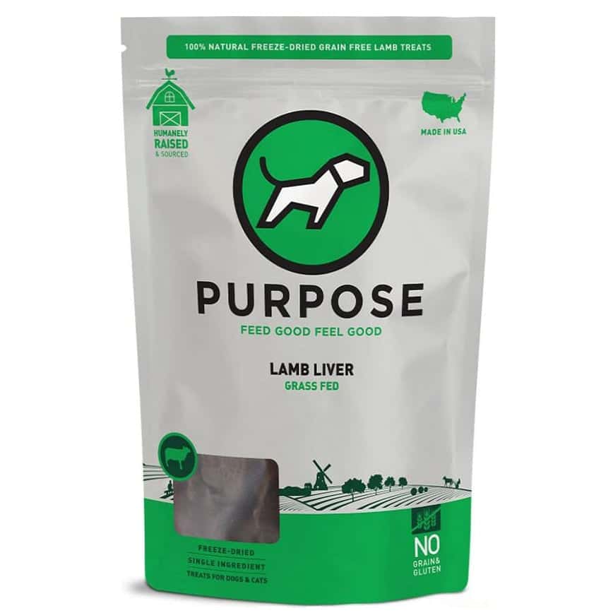 PURPOSE 凍乾脫水生肉 貓犬小食 單一蛋白 小羊肝 3oz (000373) (圖片2)