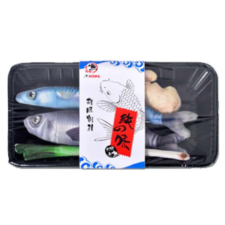 KOJIMA 貓咪趣緻抱枕玩具 薑蔥三文魚套裝 (圖片2)