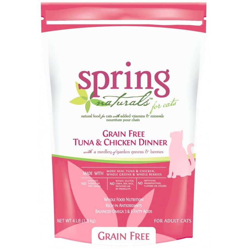 spring naturals 無穀物貓糧 吞拿魚及雞肉配方 4.5kg (SN-08355) (圖片2)