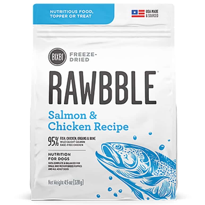 BIXBI RAWBBLE 狗糧 冷凍脫水鮮肉糧 三文魚雞肉 12oz (BIX09451) (圖片2)