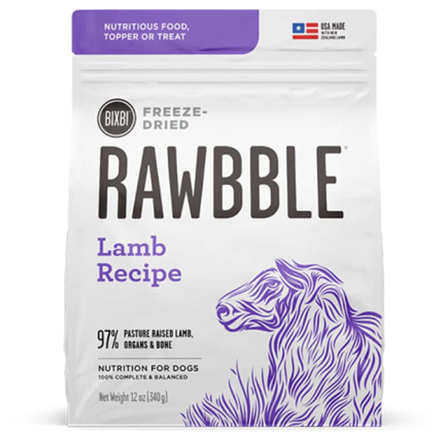 BIXBI RAWBBLE 狗糧 冷凍脫水鮮肉糧 羊肉 12oz (BIX08497) (圖片2)