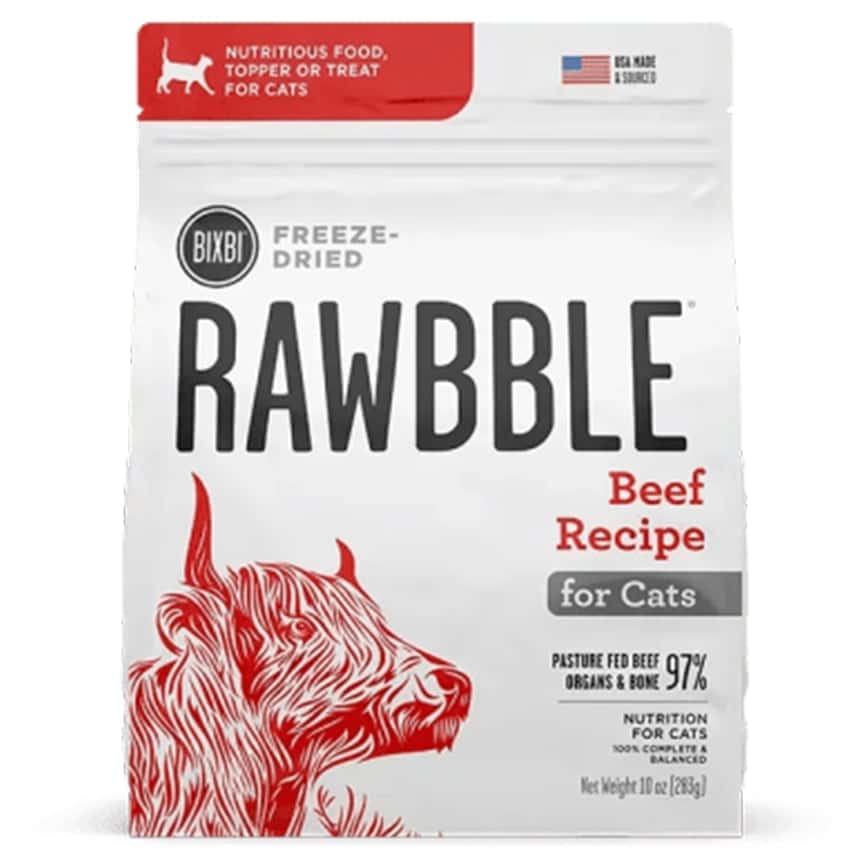BIXBI RAWBBLE 貓糧 冷凍脫水鮮肉糧 牛肉 10oz (BIX05571) (圖片2)