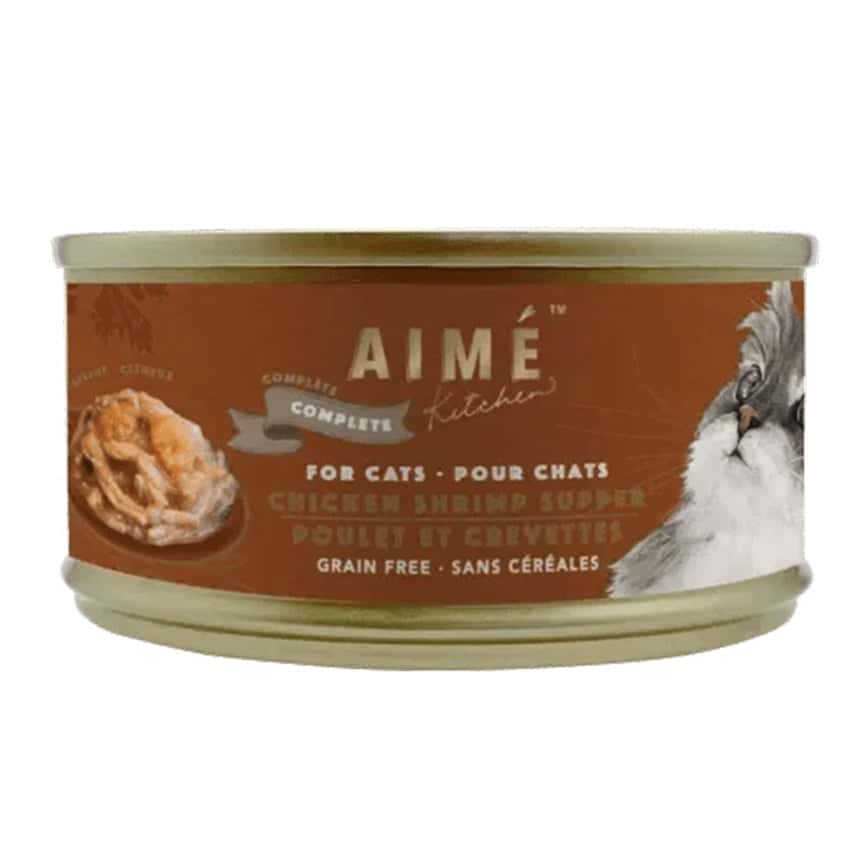 AIME Kitchen 貓罐頭 無穀物均衡貓罐 殿堂主食系列 幼滑雞肉煮鮮蝦 75g (TPA75) (圖片2)