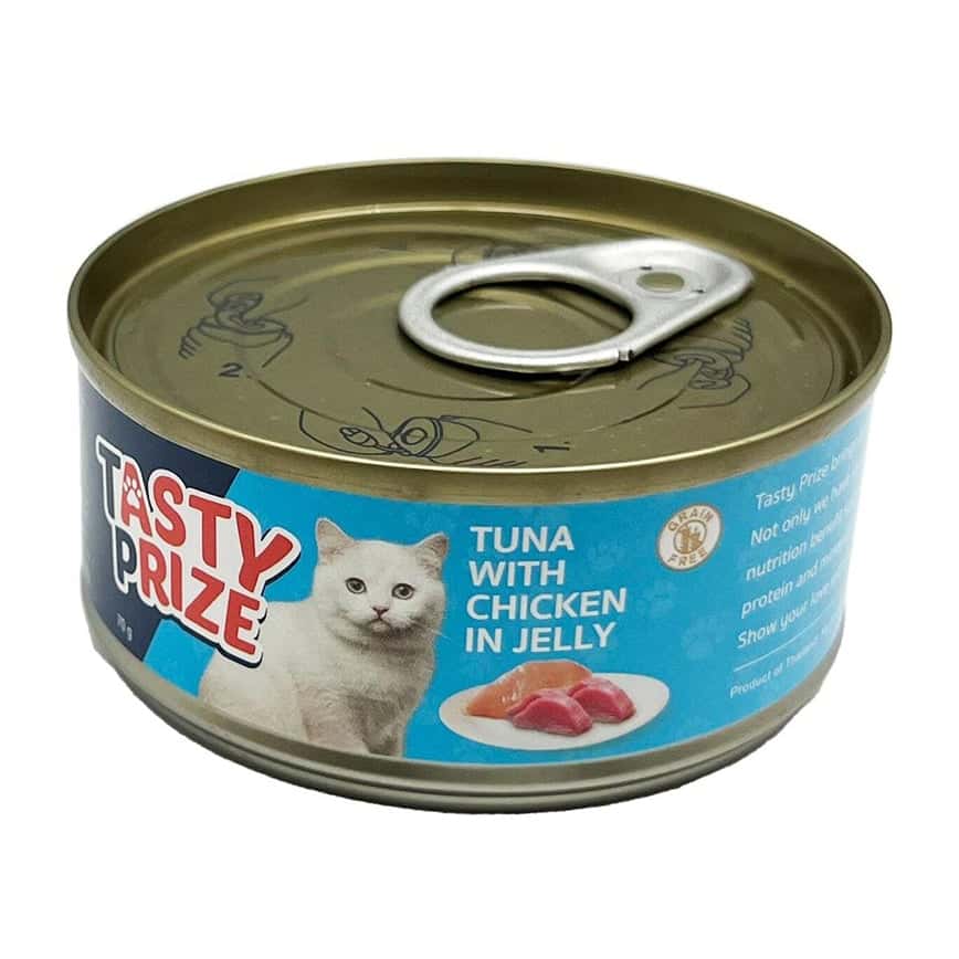 TASTY PRIZE 貓罐頭 吞拿魚伴雞 70g (TP01) (圖片2)