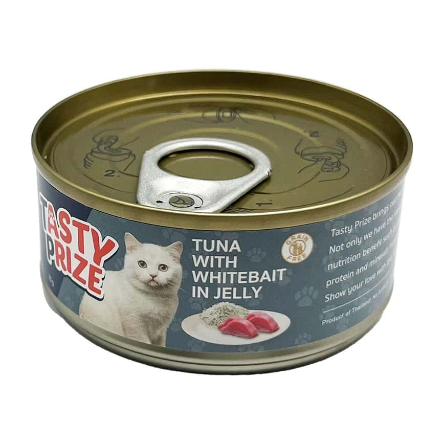 TASTY PRIZE 貓罐頭 吞拿魚伴白飯魚 70g (TP05) (圖片2)