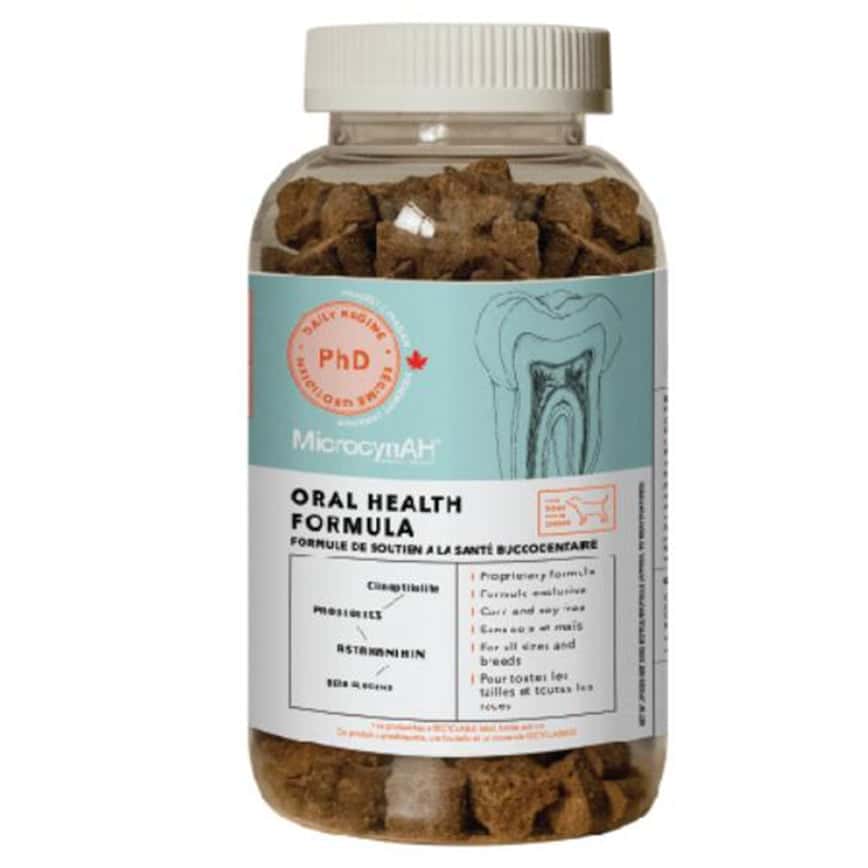 MicrocynAH 狗小食 日常養生計劃系列 口腔潔淨配方 90粒 300g (BMTD4300) (圖片2)