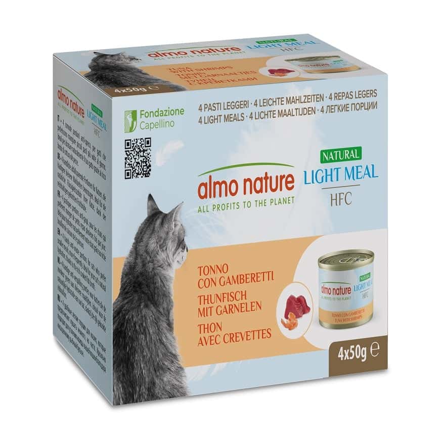 Almo Nature 貓罐頭 天然系列 吞拿魚+鮮蝦 4X50g (551MEGA) (圖片2)