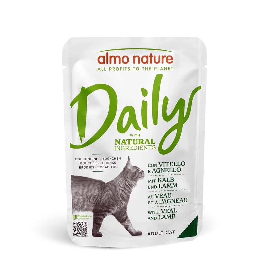 Almo Nature Daily 貓濕糧 牛仔肉+羊肉 70g (5277) (圖片2)