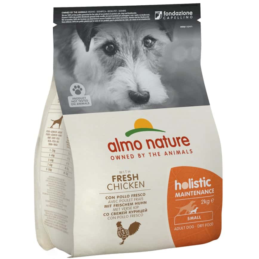 Almo Nature Holistic 狗糧 雞肉 細粒裝 2kg (714) (圖片2)