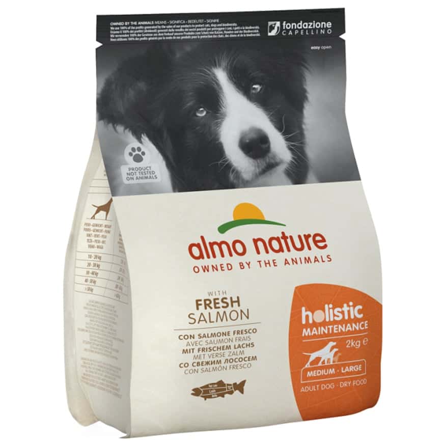 Almo Nature Holistic 狗糧 三文魚 大粒裝 2kg (735) (圖片2)