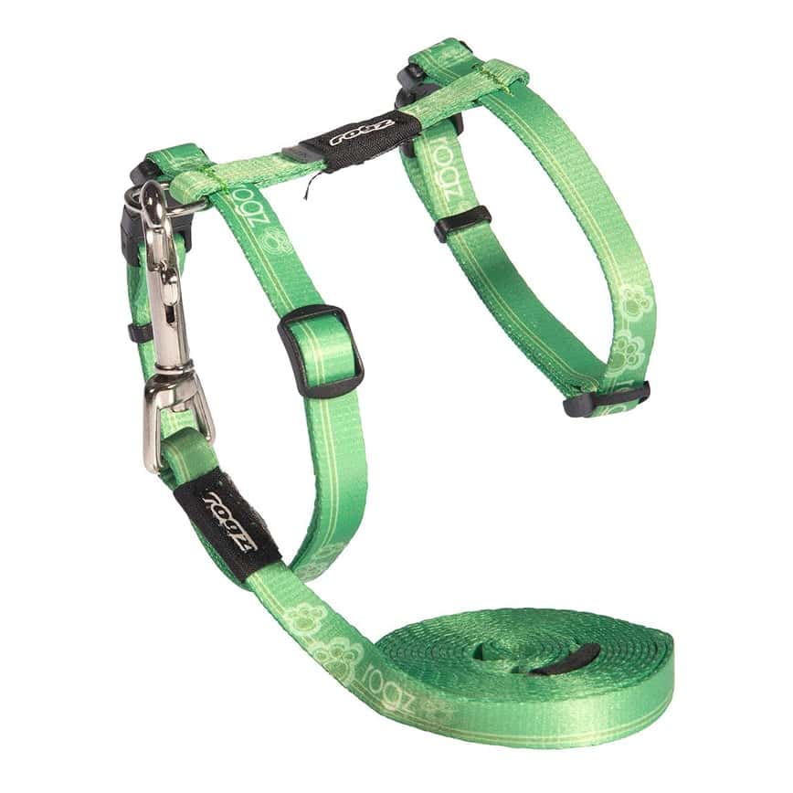 ROGZ KIDDYCAT 胸帶連拖繩 綠色 (CLJ07-L) (圖片2)