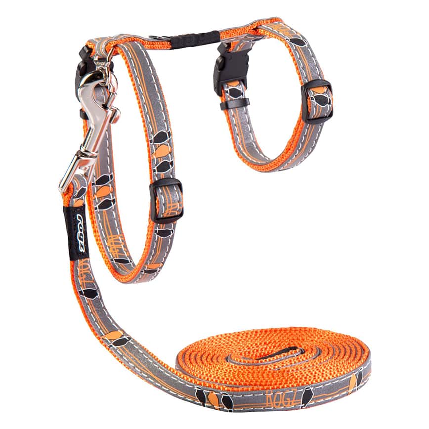 ROGZ CATZ 胸帶連拖繩 橙色 (CLJ08-D) (圖片2)