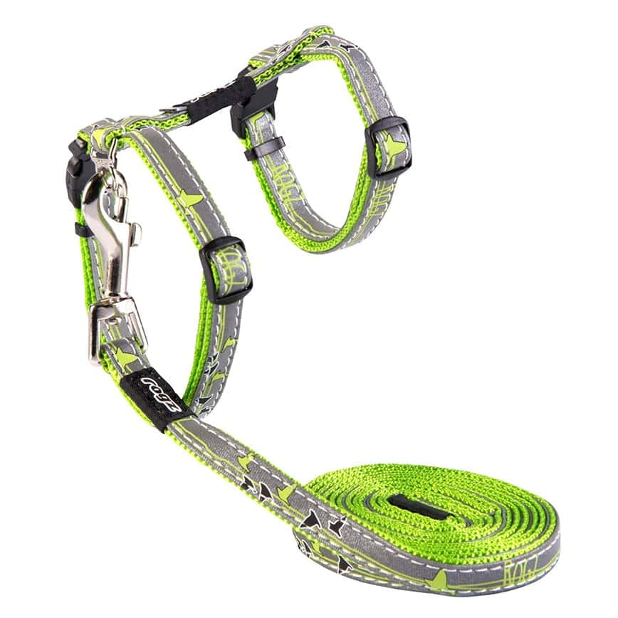 ROGZ CATZ 胸帶連拖繩 綠色 (CLJ08-L) (圖片2)
