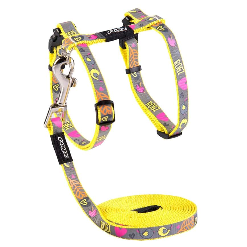 ROGZ REFLECTOCAT 胸帶連拖繩 黃邊 (CLJ40-H) (圖片2)