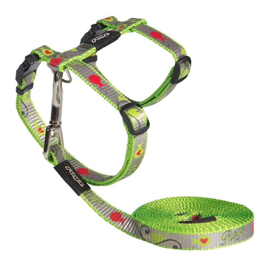 ROGZ REFLECTOCAT 胸帶連拖繩 綠邊 (CLJ40-L) (圖片2)