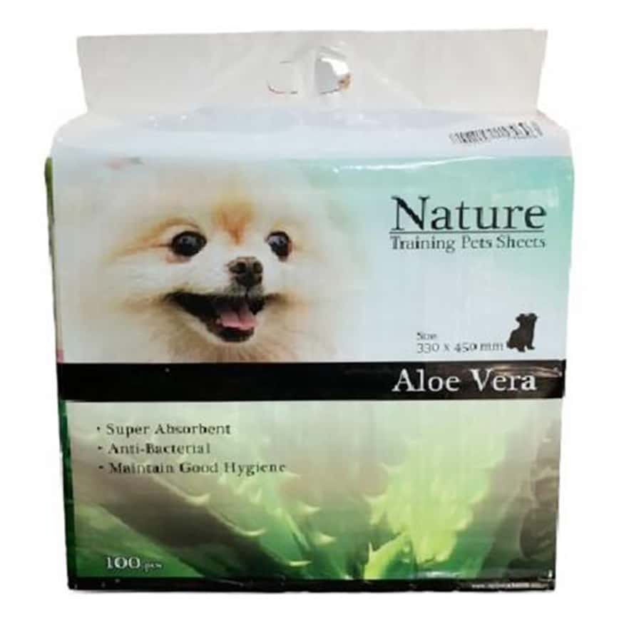 Nature 寵物尿墊 狗尿墊 狗尿片 蘆薈香味 [33x45 1.5尺 100枚] (P00012) (圖片2)
