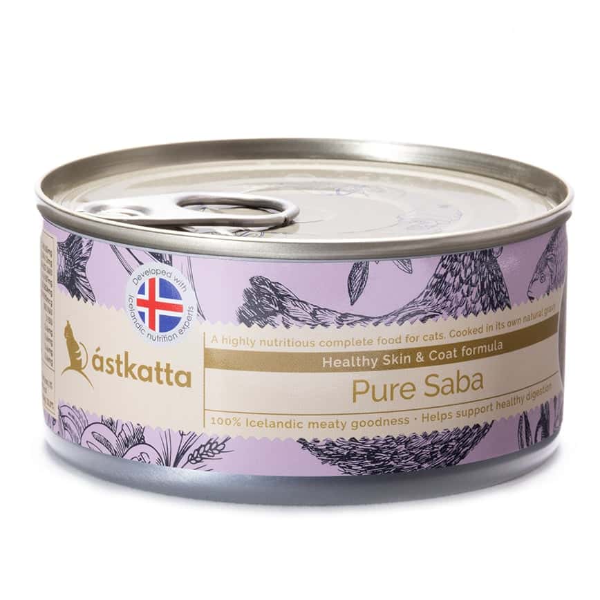 Astkatta 冰島罐 貓罐頭 護膚美毛主食配方 野生青花魚 170g (P00097) (新舊包裝隨機發貨) (圖片2)