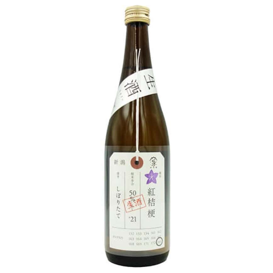 加茂錦酒造 荷札酒 純米大吟釀 紅桔梗 しぼりたて 720ml - 限定品 (圖片2)