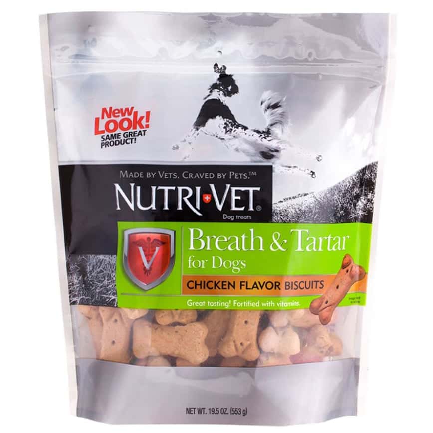 Nutrivet 犬用防牙石清新口氣雞肉餅 19.5oz (NV01925) (圖片2)