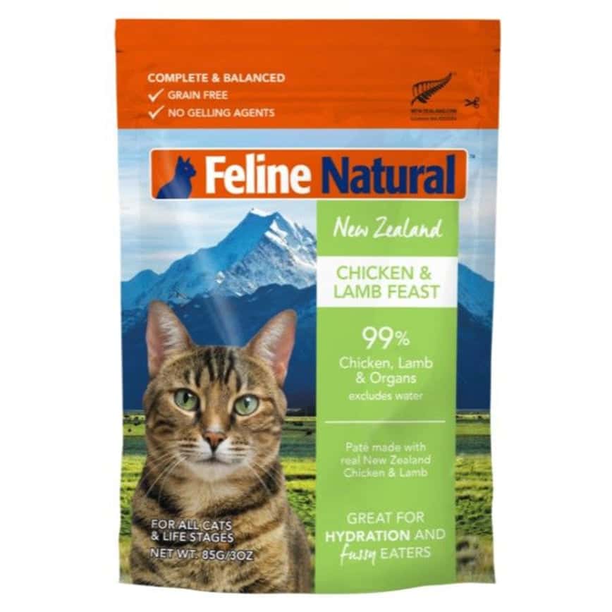 Feline Natural 貓軟包 雞肉羊肉配方 85g (F9-P-CL85) (圖片2)
