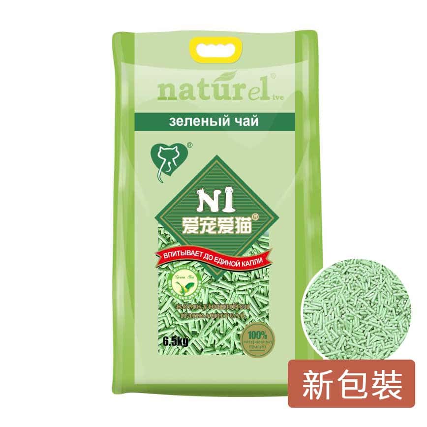 N1 naturel 2.0 幼身版天然玉米 豆腐貓砂 綠茶味 17.5L / 6.5kg - 限時優惠 (平行進口) (圖片2)