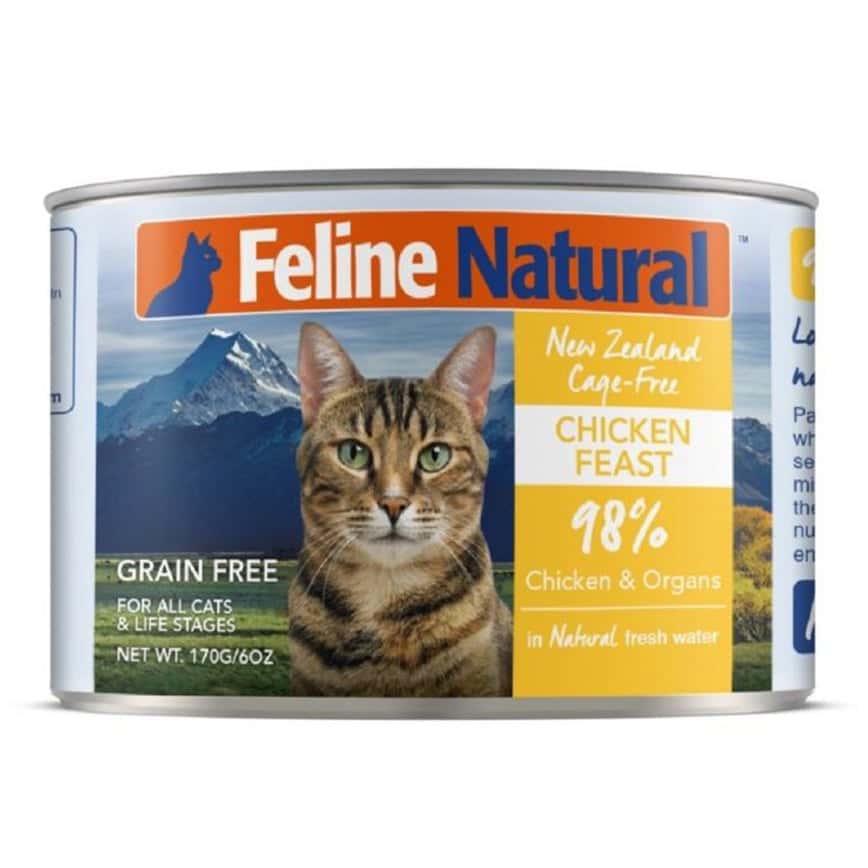 Feline Natural 主食貓罐頭 雞肉盛宴 170g (F9-C-C170) (圖片2)