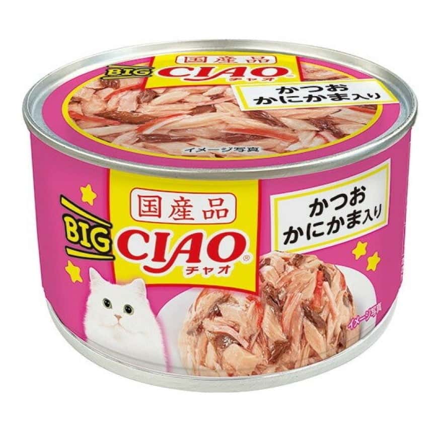 CIAO 貓罐頭 BIG 鰹魚+蟹棒味 160g (CC-55) (圖片2)