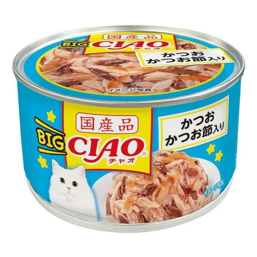 CIAO 貓罐頭 BIG 鰹魚+鰹魚乾味 160g (CC-52) (圖片2)